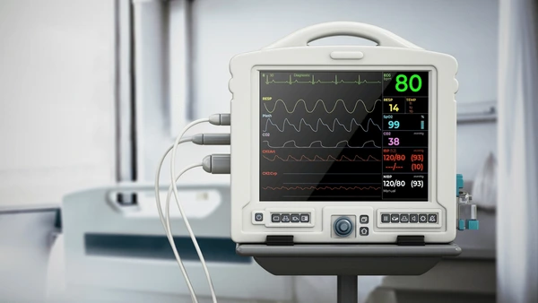 patient monitor standing near bed 600nw 2341579011
